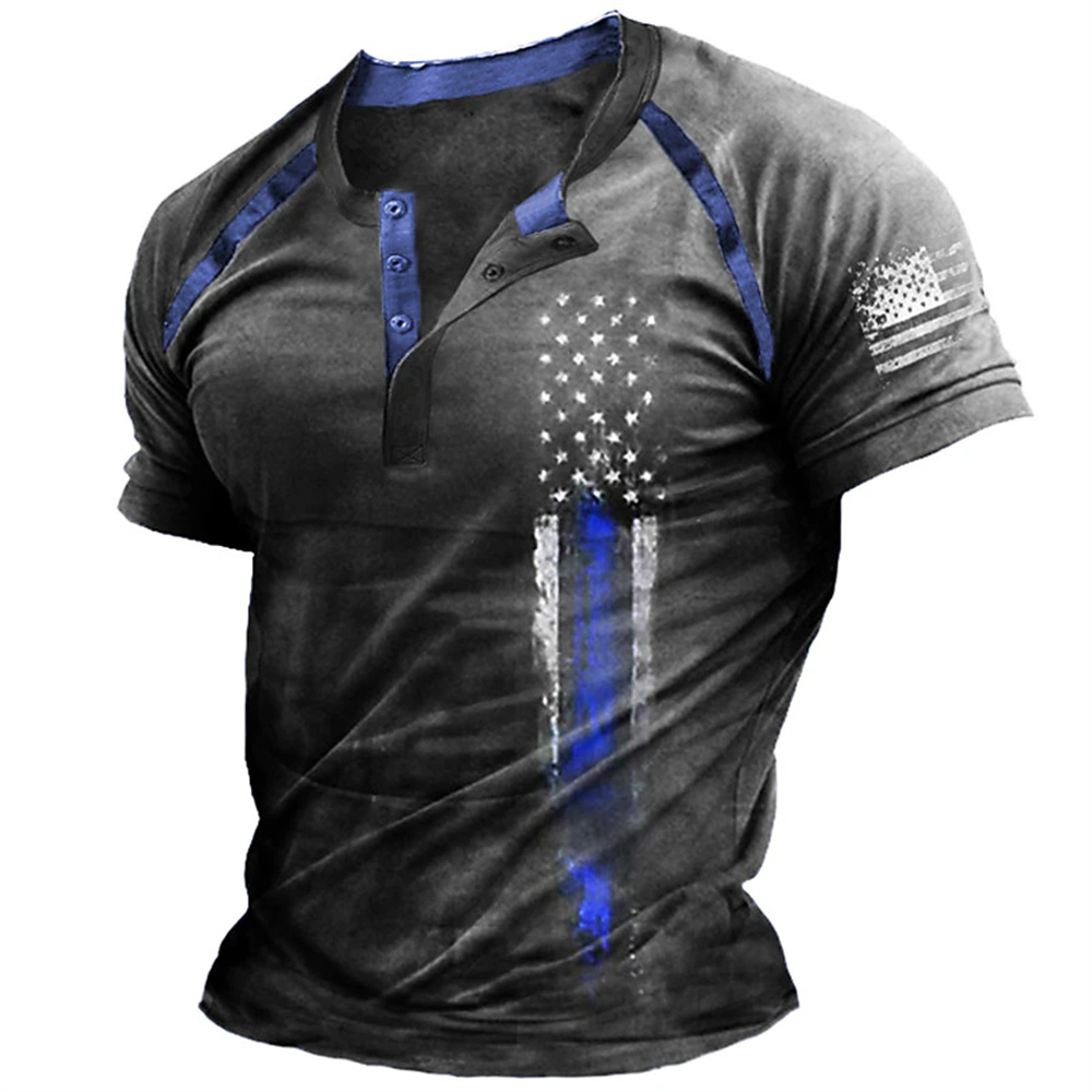 Funny 3D American Flag Print M - Men Fashion Upper ulasan dan harga