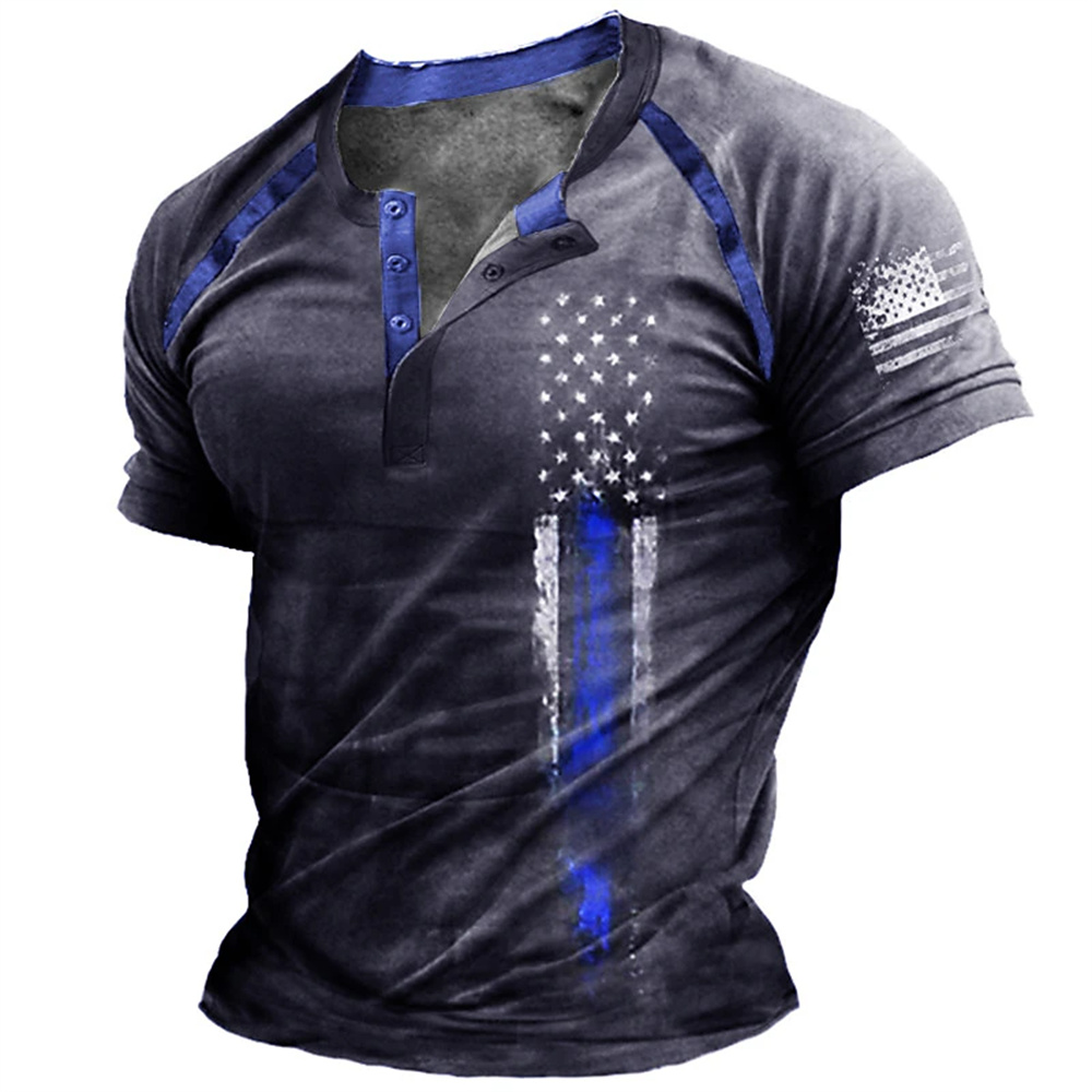 Funny 3D American Flag Print M - Men Fashion Upper ulasan dan harga