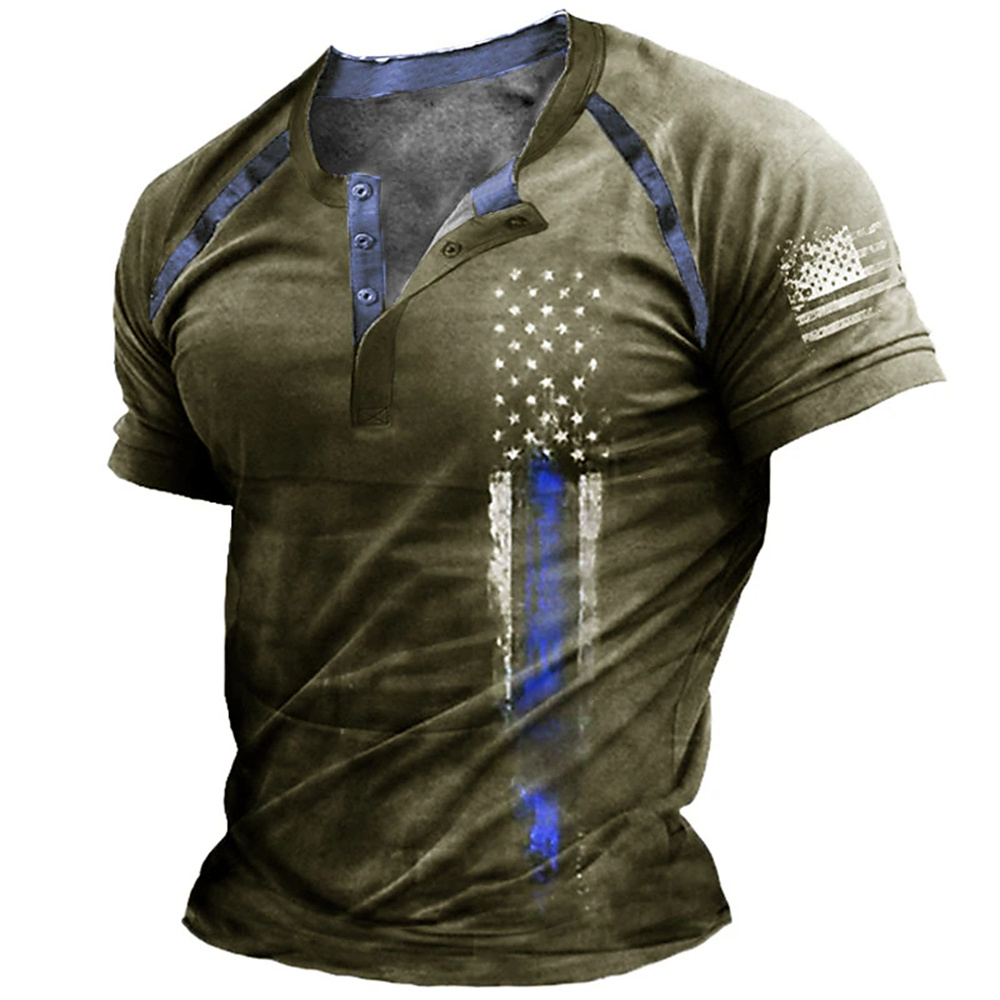 Funny 3D American Flag Print M - Men Fashion Upper ulasan dan harga