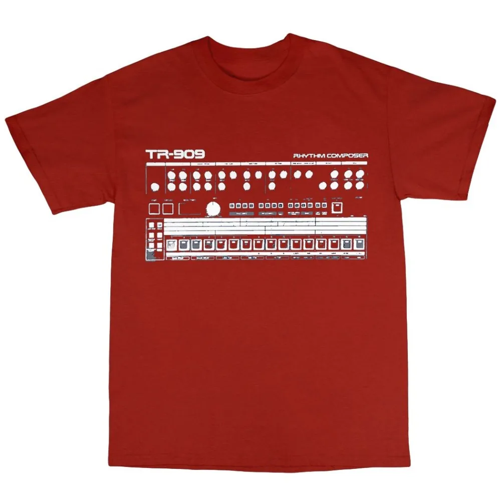 Tr-909 Inspired T-Shirt 100% C - Men'S Fashion Online ulasan dan harga