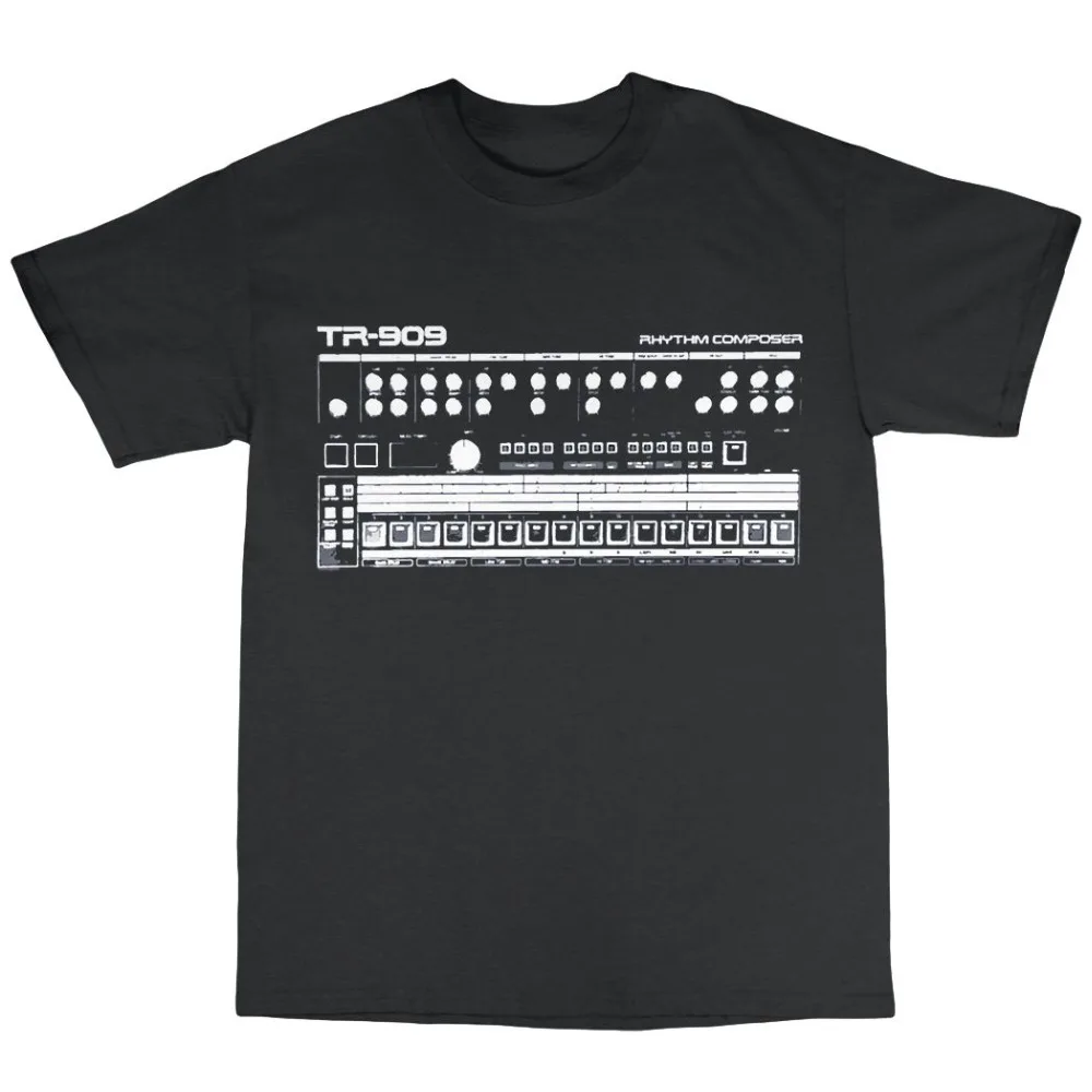Tr-909 Inspired T-Shirt 100% C - Men'S Fashion Online ulasan dan harga
