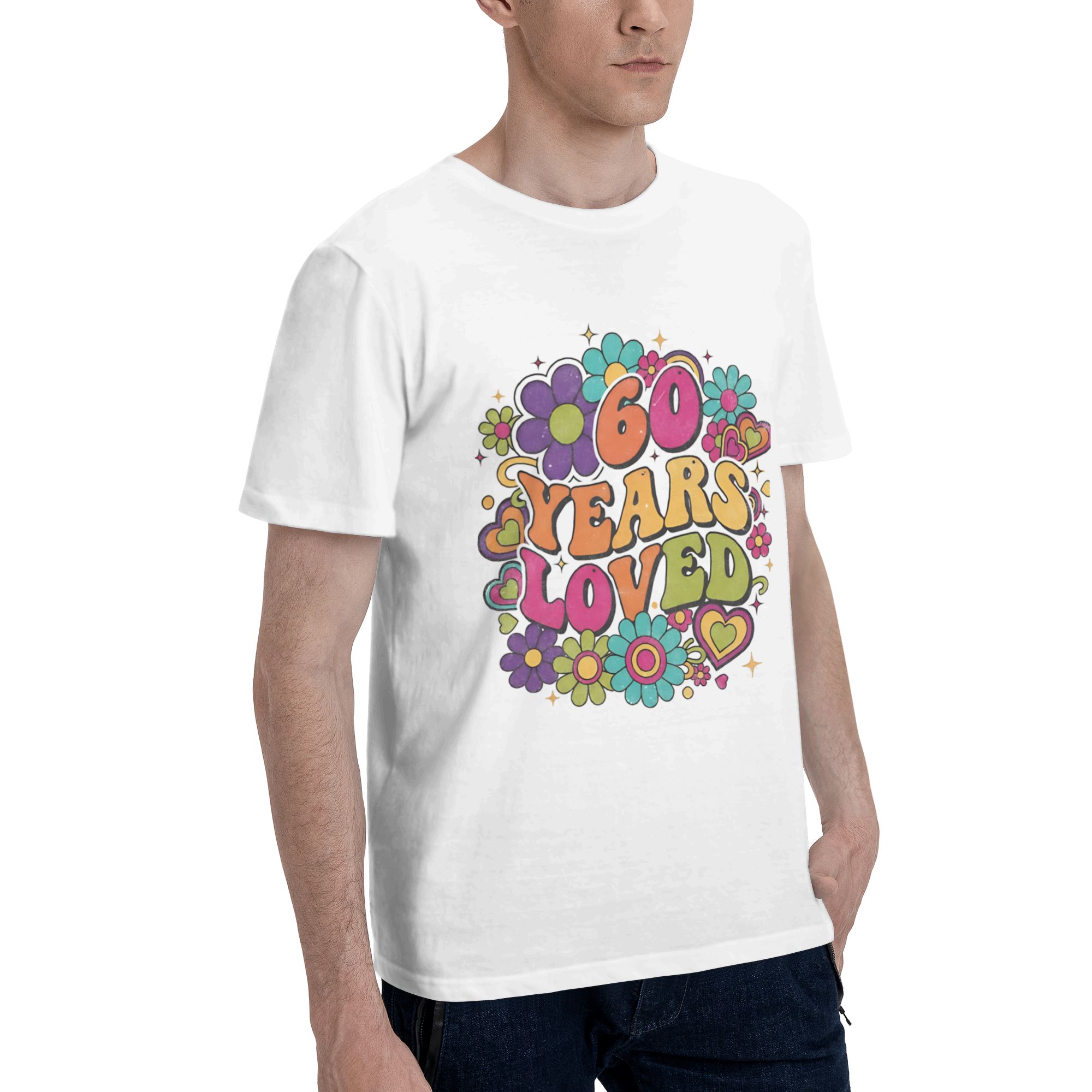 60 years old 60 Years Loved Me - Men'S Fashion For 60 Year Old ulasan dan harga
