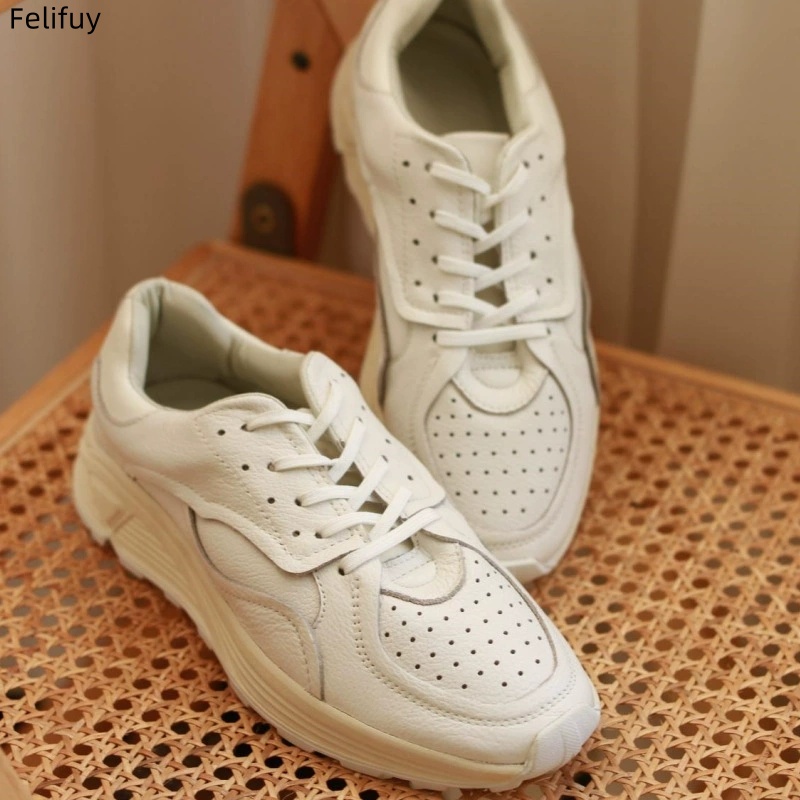 Round-toe Lace-up Casual White - Men'S Fashion Loafers ulasan dan harga