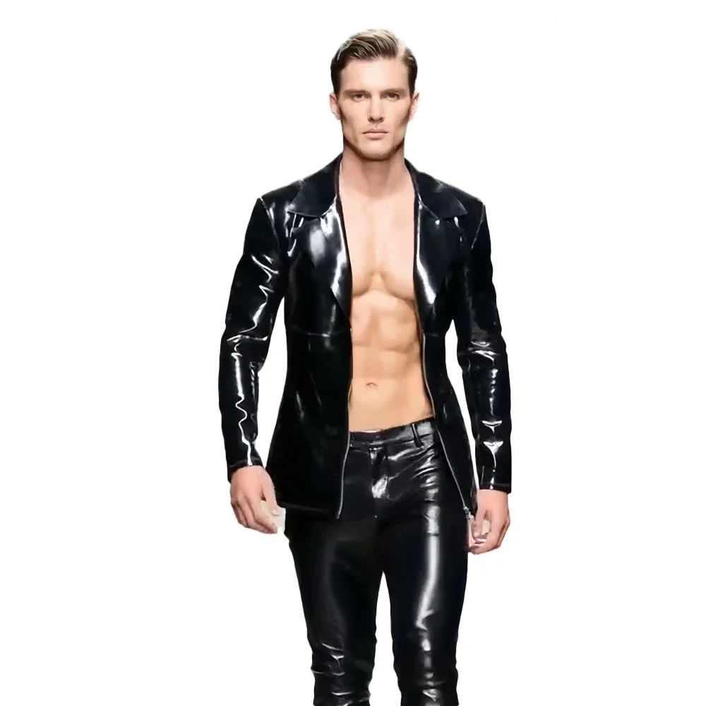 Men's Long Sleeve T-shirts PVC - Men'S Spring Fashion ulasan dan harga