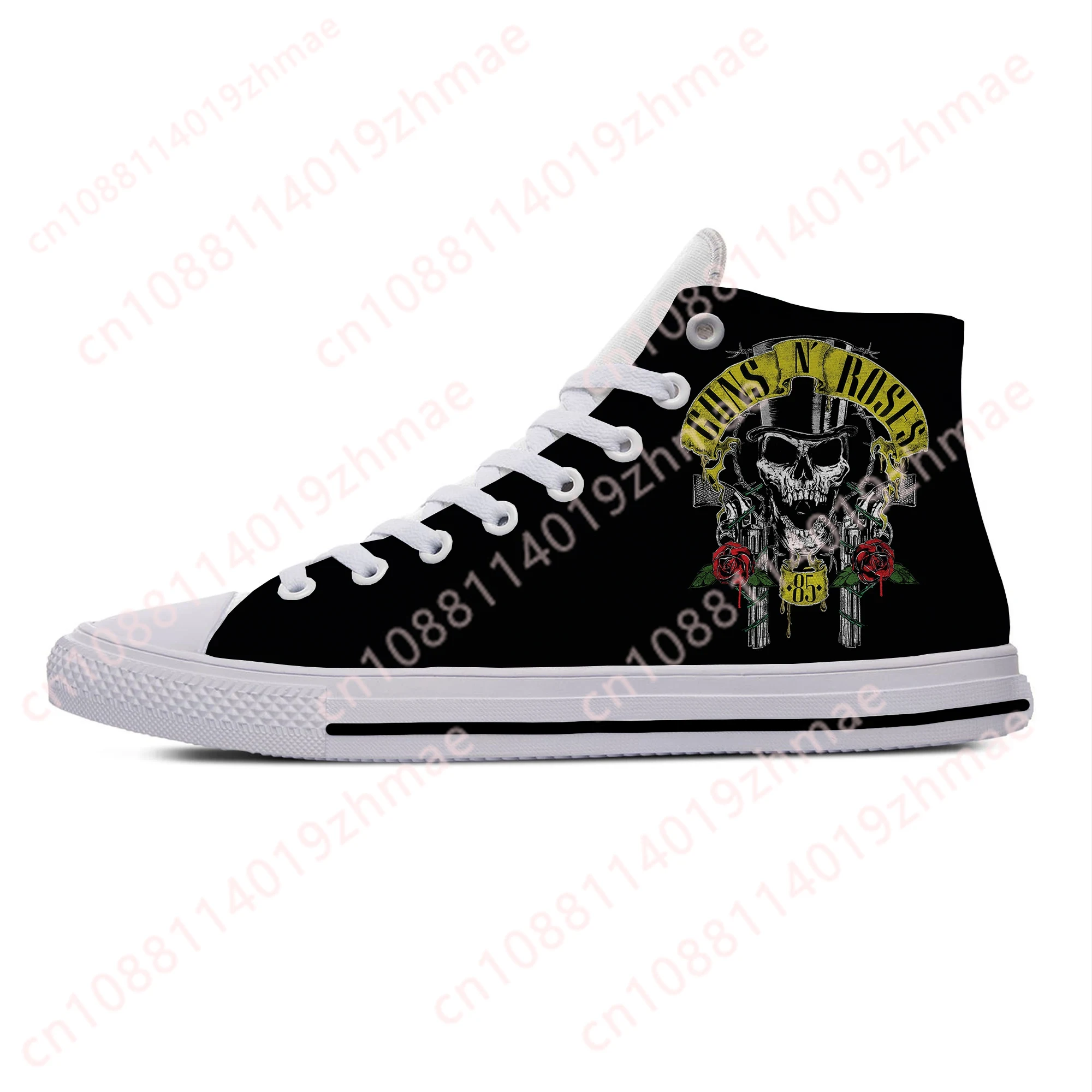 Hot 3D Guns N Rose Heavy Metal - Men'S Fashion Loafers ulasan dan harga