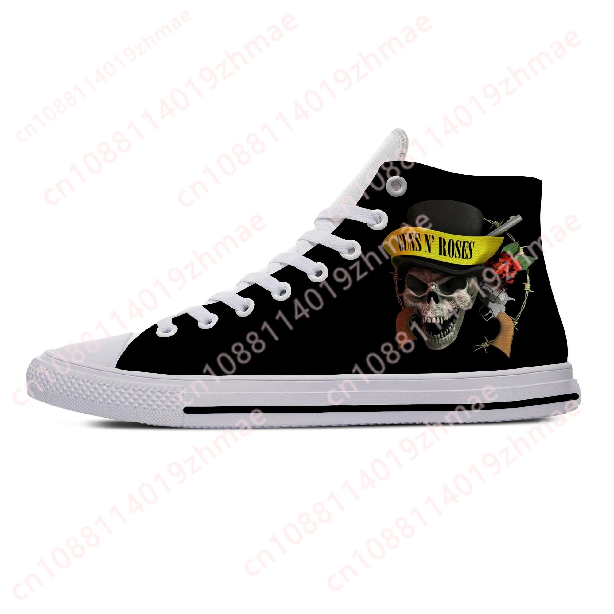 Hot 3D Guns N Rose Heavy Metal - Men'S Fashion Loafers ulasan dan harga