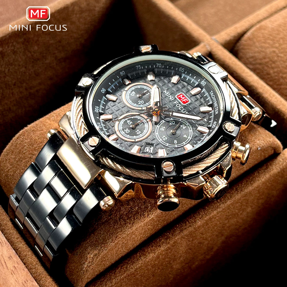MINI FOCUS Black Stainless Ste - Men'S Fashion Magazine ulasan dan harga