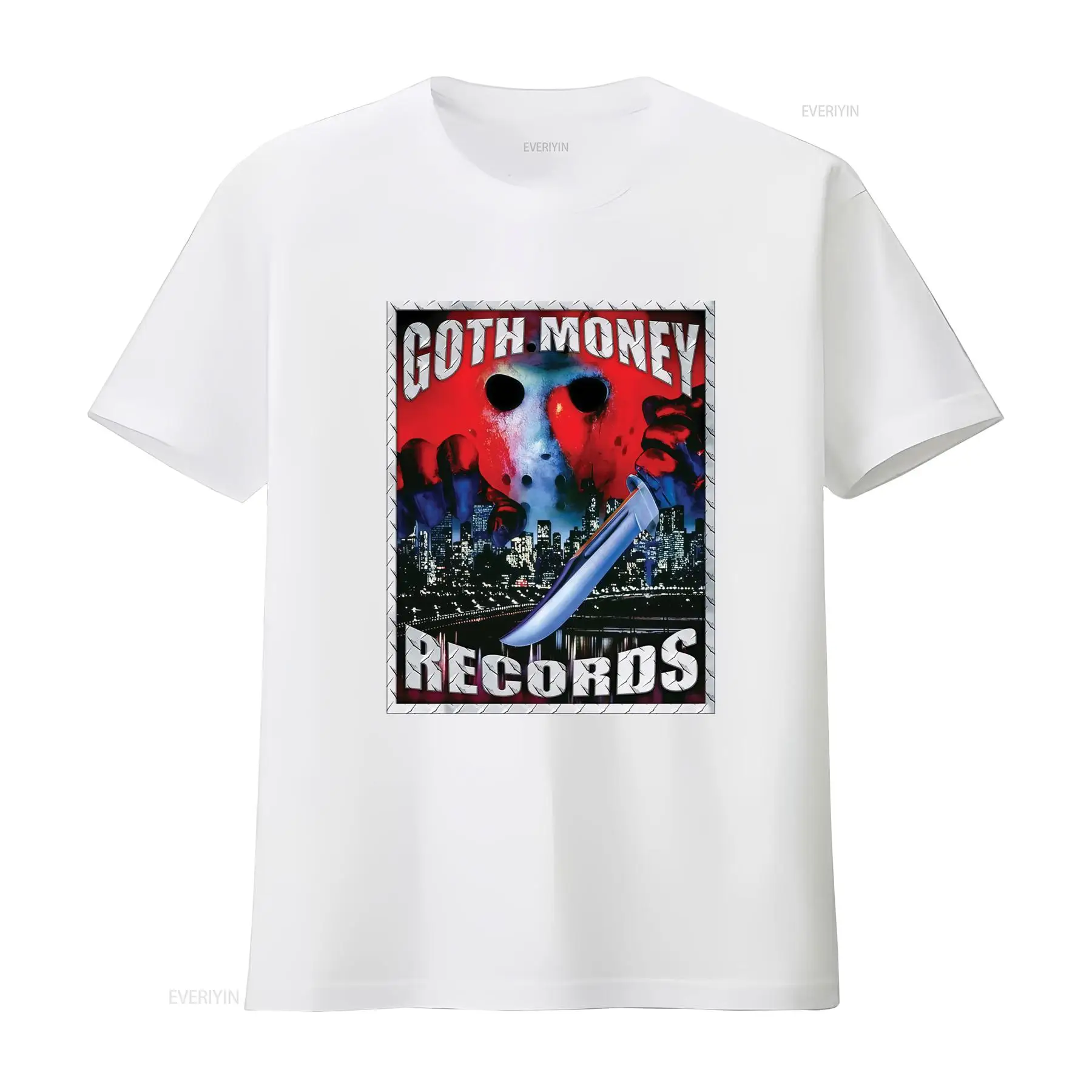 Goth Money Records Jason Logo  - Mens Fashion Black Shirt ulasan dan harga