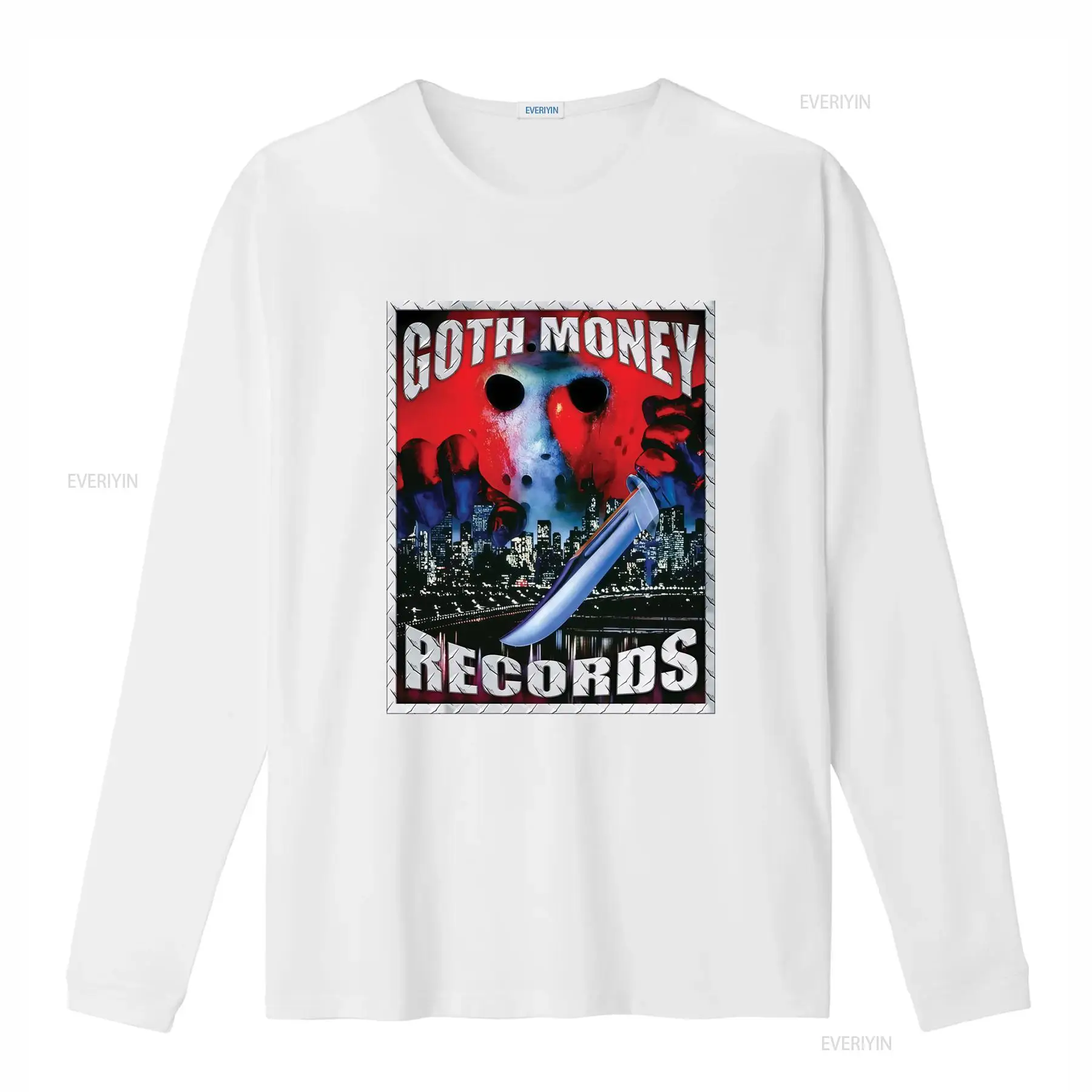 Goth Money Records Jason Logo  - Mens Fashion Black Shirt ulasan dan harga