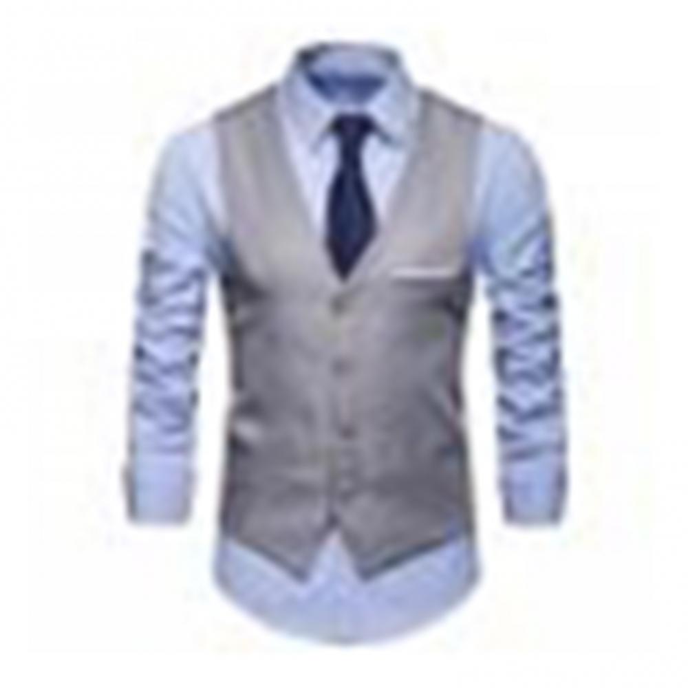 Dress Vests For Men Slim Fits  - Formal Waistcoat Vest ulasan dan harga