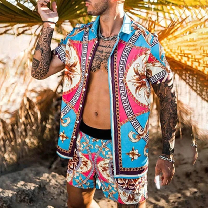 Summer Men's Fashion Leopard P - Mens Fashion Style ulasan dan harga