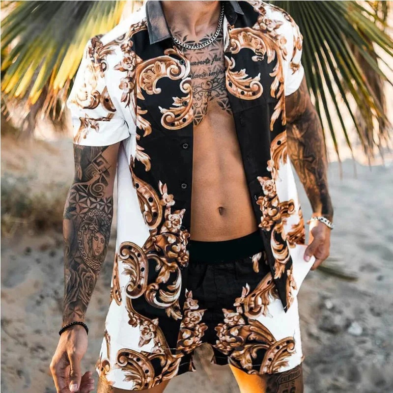 Summer Men's Fashion Leopard P - Mens Fashion Style ulasan dan harga