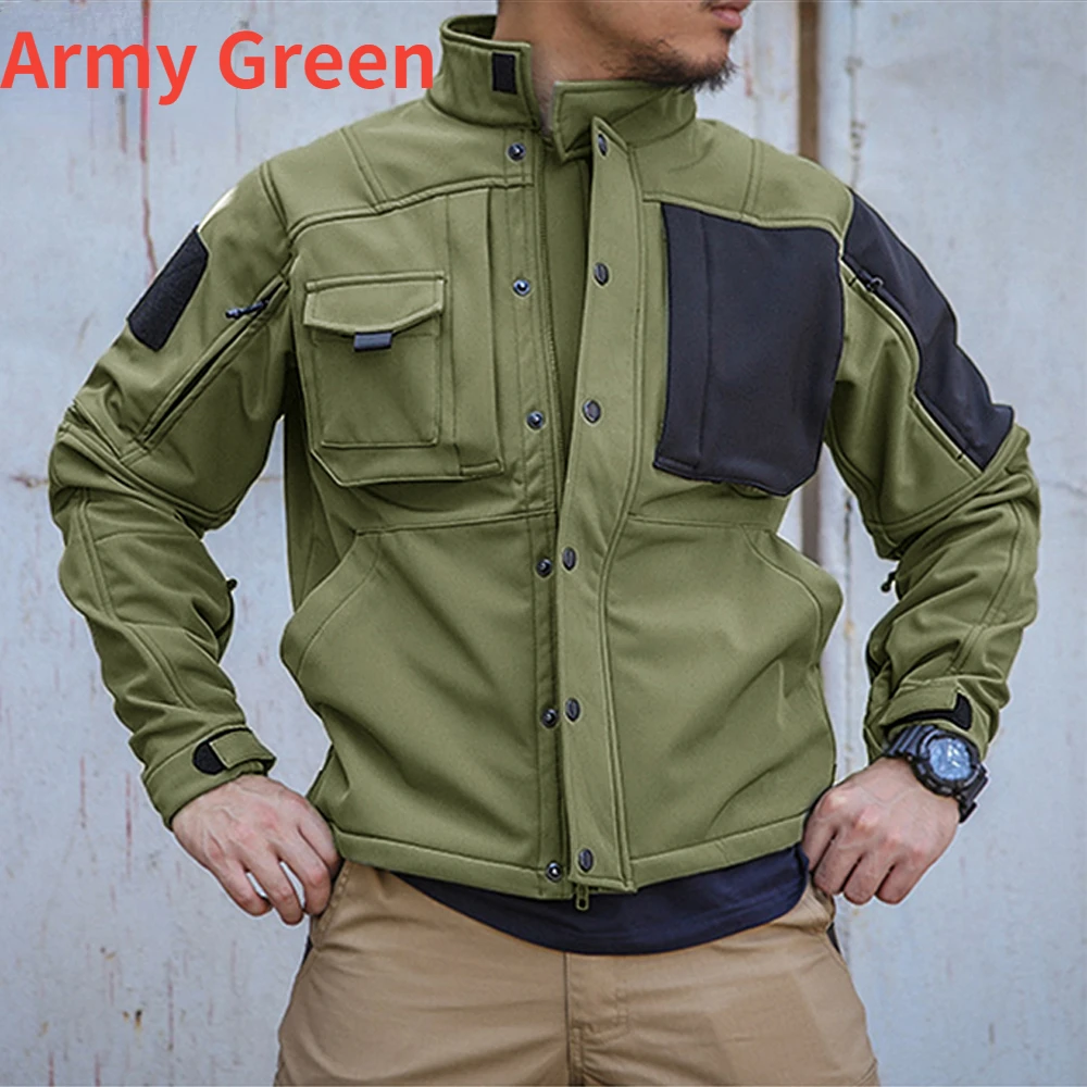 Men's Tactical Sets Winter Sha - Corduroy Jacket Men ulasan dan harga