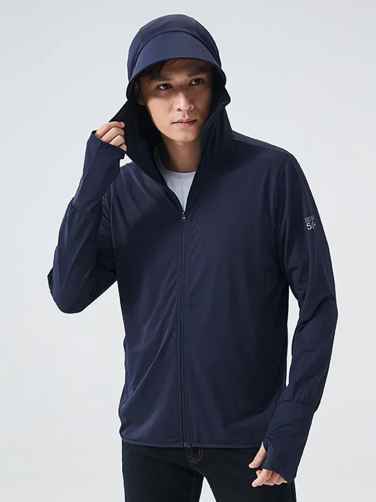 Summer Hooded Jacket UPF 50+UV - Corduroy Jacket Men ulasan dan harga