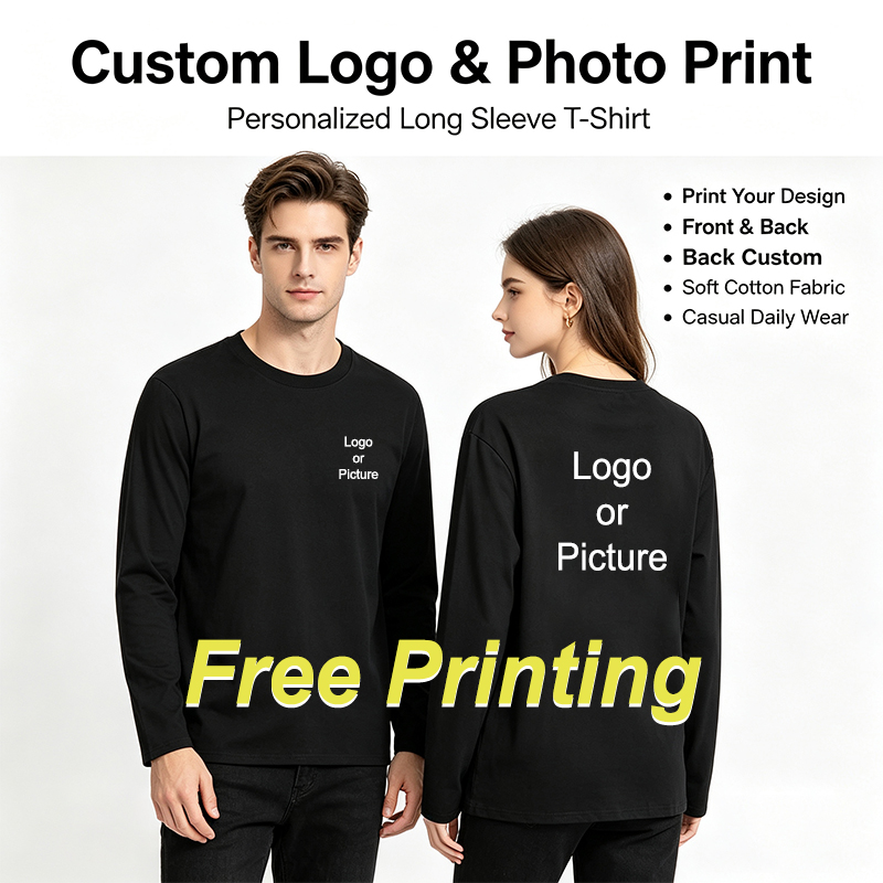 Customized Cotton Long Sleeve  - Mens Fashion Style ulasan dan harga