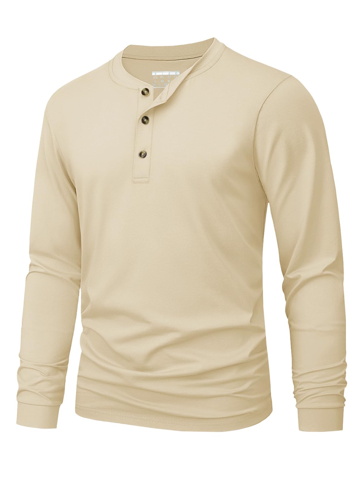 Men's Henley T-Shirt Simple So - Men'S Spring Fashion ulasan dan harga