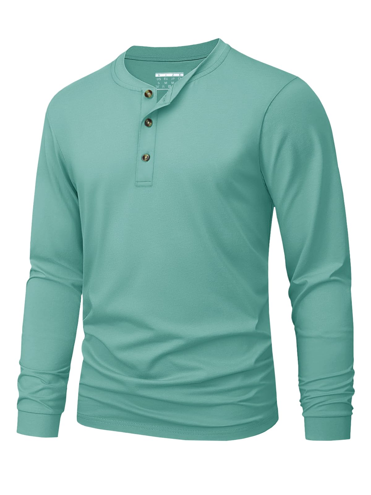 Men's Henley T-Shirt Simple So - Men'S Spring Fashion ulasan dan harga