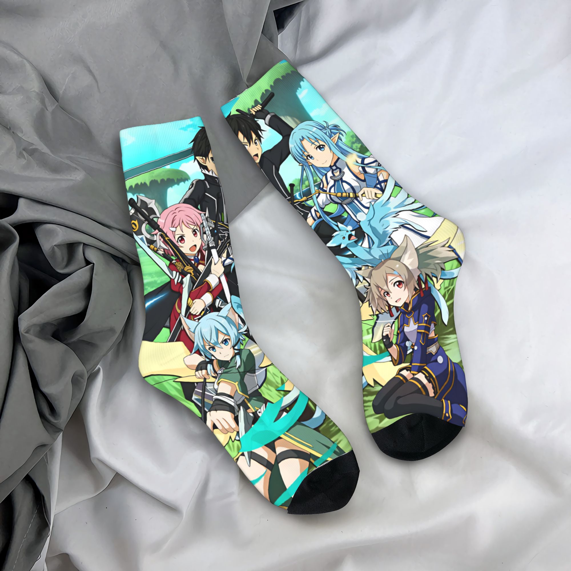 Sword Art Online Socks  Fashio - Men'S Fashion Online ulasan dan harga