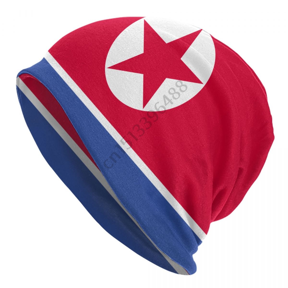 North Korea Flag Beanie Bonnet - Men'S Fashion Korea ulasan dan harga