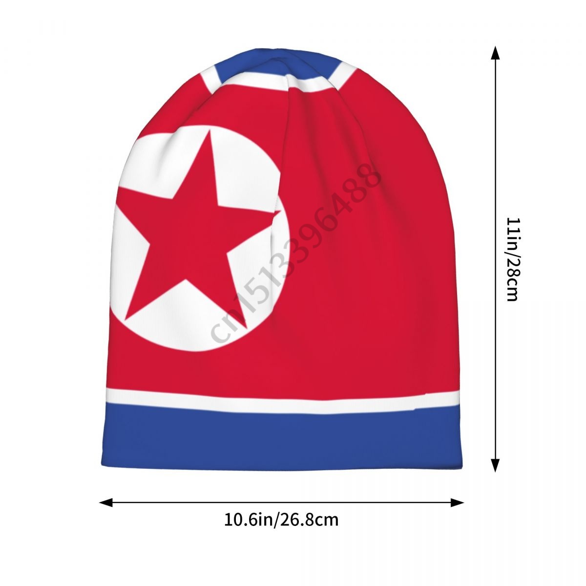 North Korea Flag Beanie Bonnet - Men'S Fashion Korea ulasan dan harga