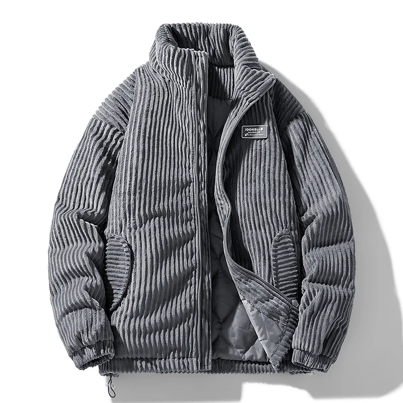 Men Winter Corduroy Puffer Jac - Corduroy Jacket Men ulasan dan harga