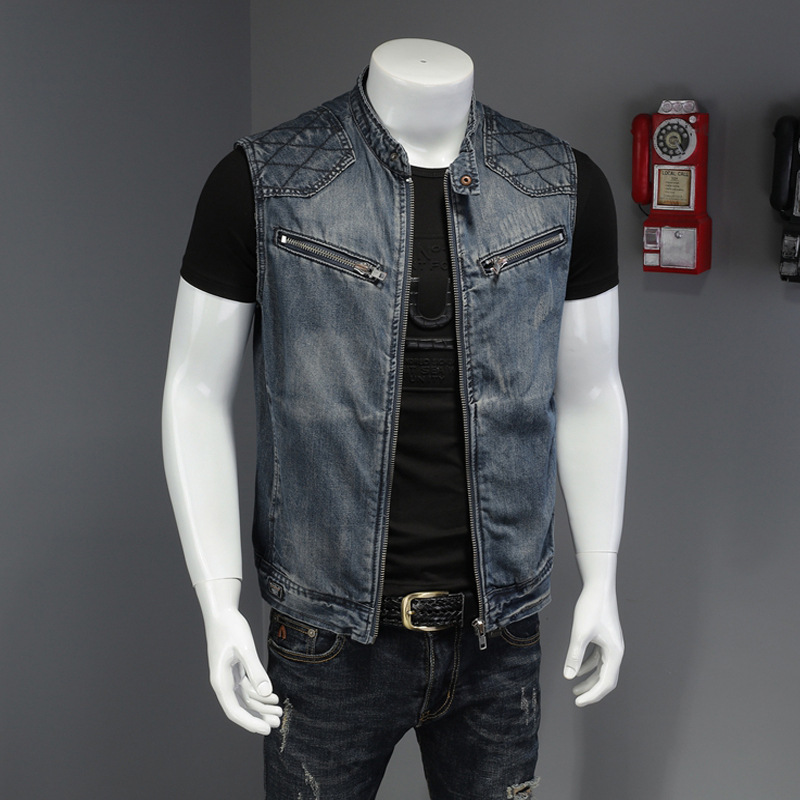 2026 Mens Denim Vests Vintage  - Men'S Fashion Vest With Jeans ulasan dan harga