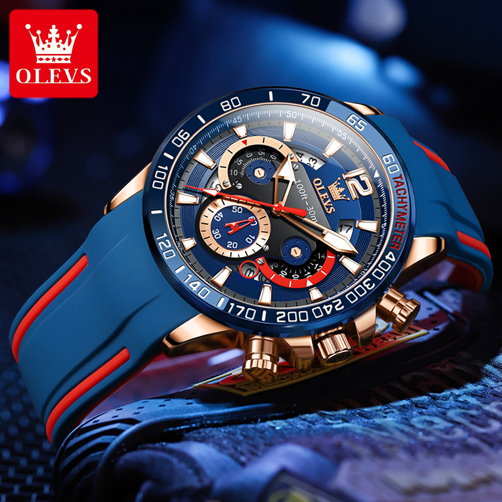 OLEVS 9936 Mens Watch Fashion  - Men'S Fashion Magazine ulasan dan harga