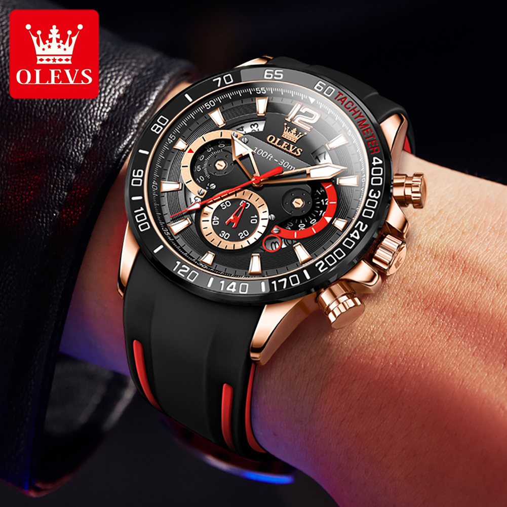OLEVS 9936 Mens Watch Fashion  - Men'S Fashion Magazine ulasan dan harga