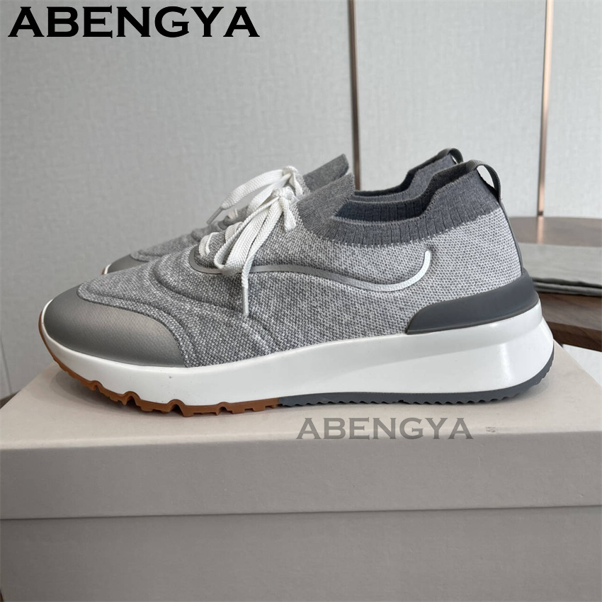 Men New Multicolour Knitted lo - Men'S Fashion Loafers ulasan dan harga